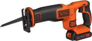 Black and Decker 20V Cordless Reciprocating Hand Saw