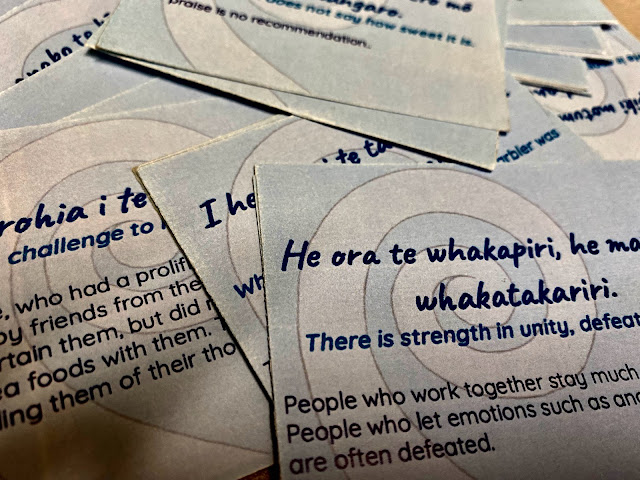 Miss D the Teacher: Whakatauki cards