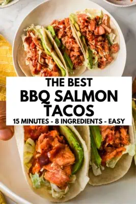 BBQ Salmon Tacos (15 Minute Meal)