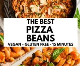 7 Ingredient Pizza Beans (15 Minute Meal)