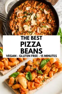 7 Ingredient Pizza Beans (15 Minute Meal)